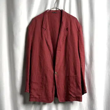 90s MISSONI UOMO 린넨 테일러드 자켓 M-L