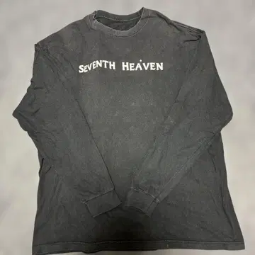 SEVENTH HEAVEN 긴팔 티셔츠 XL 블랙