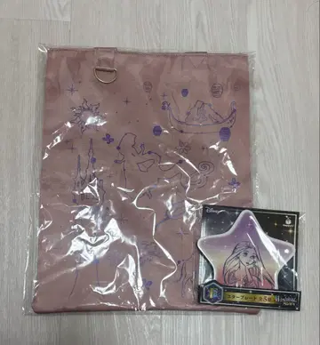 디즈니 제일복권 E상 토트백 F상 스타 플레이트 라푼젤