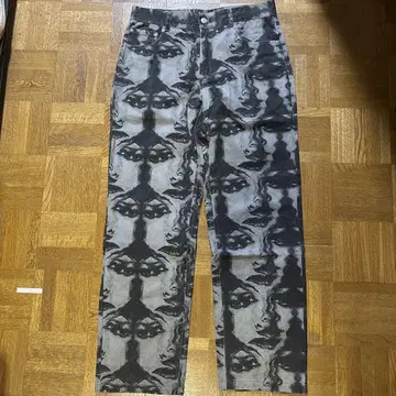 supplier 페이스 프린트 데님