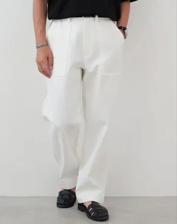 [ So ] White Denim Baker Pants