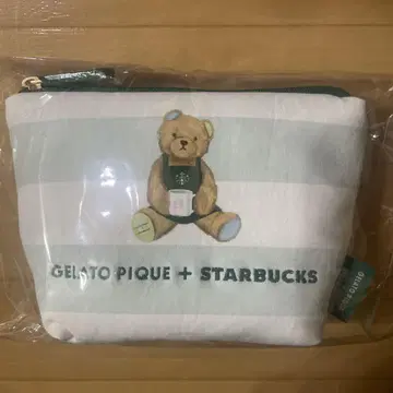 젤라피케 스벅 gelato pique 파우치 블루