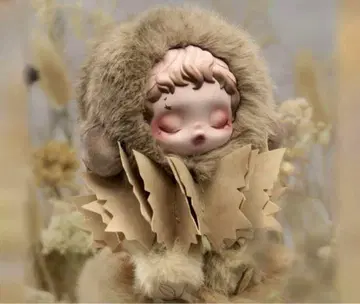정품 스컬 팬더 봉제 인형 티크 우드 Teakwood