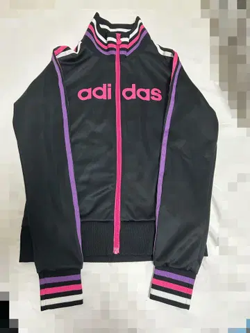 adidas 저지 S 블랙/핑크/퍼플/화이트