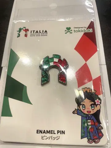 tokidoki 오사카 간사이 만박 EXPO 2025 이탈리아관 핀 배지