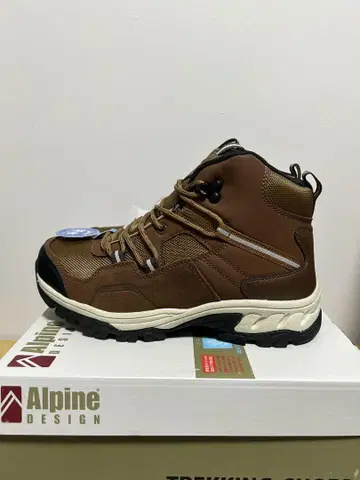 Alpine Design 트레킹 슈즈 브라운