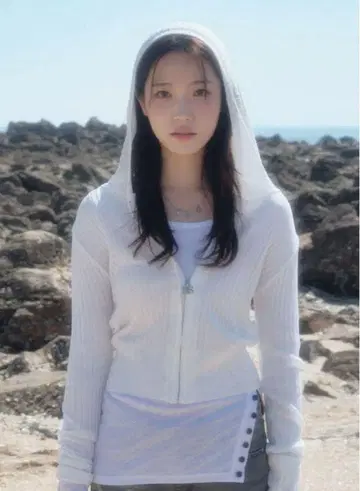 ason 썸머 니트 집업