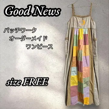 GoodNews 굿뉴스 패치워크 핸드메이드 원피스 히피