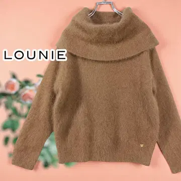 LOUNIE 루니 라쿤 100% 오프 터틀 니트