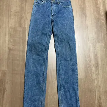 Lee Riders 스트레이트 슬림 데님 파랑