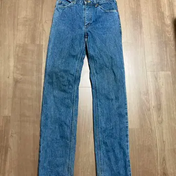 Lee Riders 스트레이트 슬림 데님 파랑