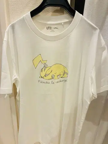 포켓몬 피카츄 T셔츠 화이트 L
