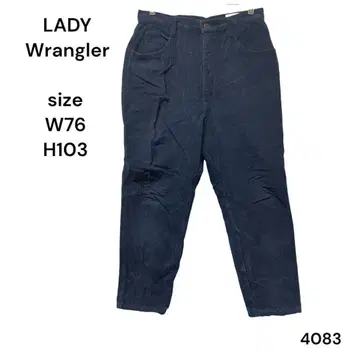 LADY Wrangler 레이디 랭글러 팬츠 코듀로이 네이비