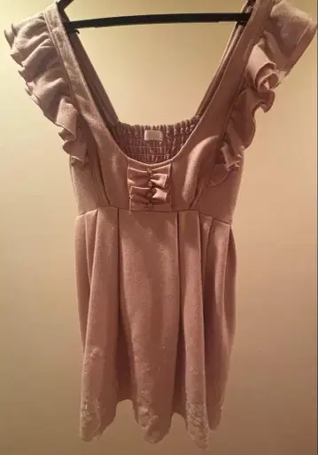 LIZ LISA 에이프런풍 원피스 핑크