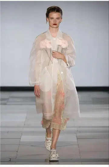 Simone Rocha 시스루 트렌치코트