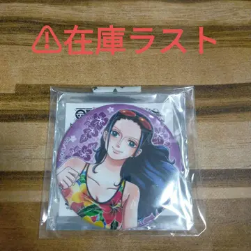 ONEPIECE RAN 오키나와 한정판 로빈 캔뱃지 마라톤