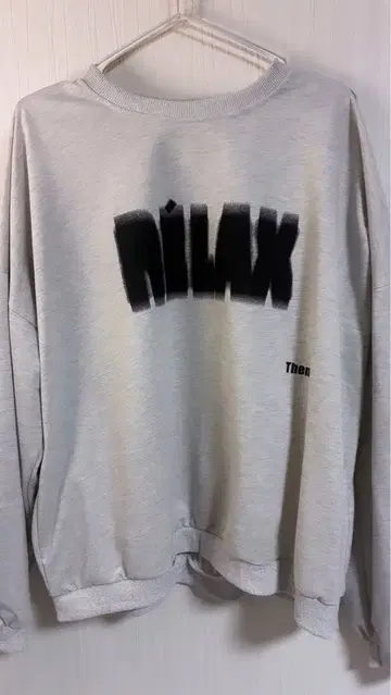 그레이 크루넥 맨투맨 트레이닝복