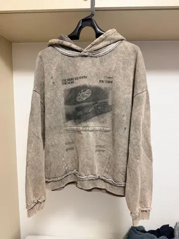 ZARA 빈티지 그래픽 후디