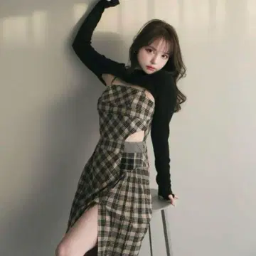 andmary belle checked dress