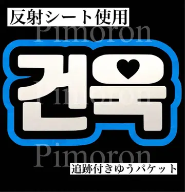 ZB1 제베원 건욱 부채 글자 네임보드 반사시트 트레이딩 카드 한글