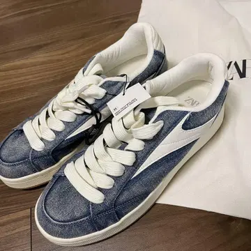 새상품 ZARA 데님 스니커즈 40