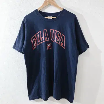 80s90s FILA 휠라 반팔 티셔츠 남성용 L USA제 구제 의류