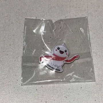 오사카 간사이 박람회 오스트리아관 핀 배지 빨흰빨 파빌리온 빨흰빨