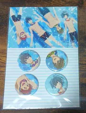 애니메이트 특전 영화 하이 스피도! Free! 캔뱃지 세트