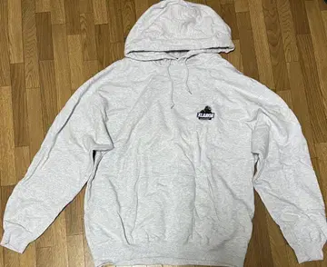 XLARGE 그레이 후드 부착 맨투맨