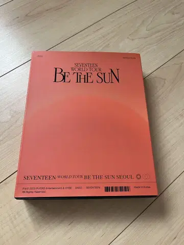 seventeen be the sun DVD 세부치