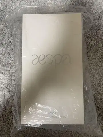 aespa 응원봉 version2 트레이딩 카드 4장 세트 포함