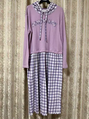 미사용 PINK HOUSE 후드 원피스 핑크하우스 풀오버