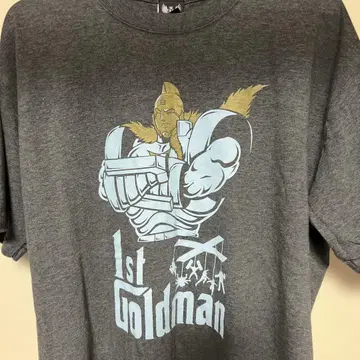 근육맨 1st Goldman 티셔츠 그레이 XXL