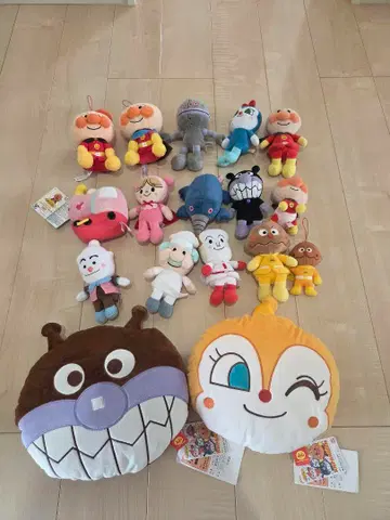 호빵맨 봉제 인형 쿠션