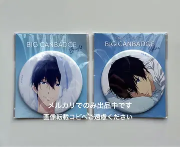 Free! 캔뱃지 빅캔뱃지 Bright Relax 하루카