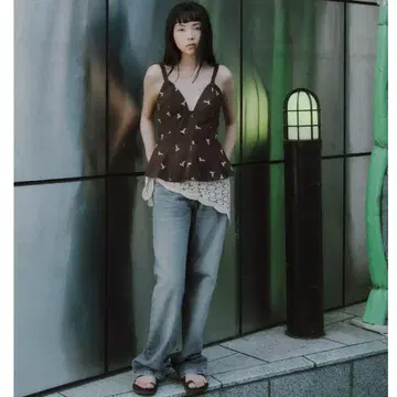 ZARA 와이드 데님 청바지