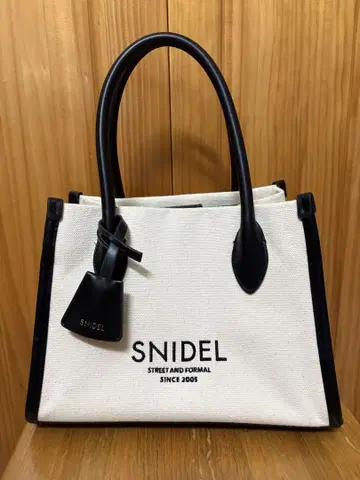 SNIDEL 캔버스 핸드백 스나이델 핸드백