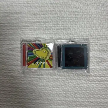 마카로니 연필 미니어처 CD풍 키링
