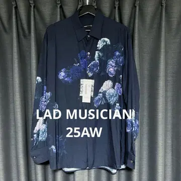 LAD MUSICIAN 25aw ROSES BIG SHIRT