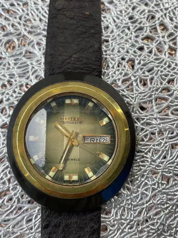 Citizen 자동 와인딩 시계 골드/블랙