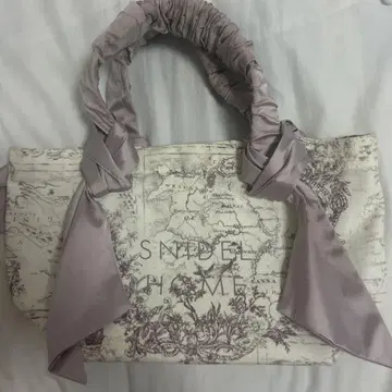 SNIDEL HOME 스나이델 홈 오가닉 캠퍼스 토트백