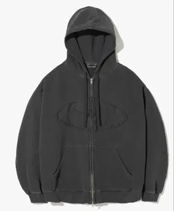 LORES Pigment Dyed Zip Hoodie
