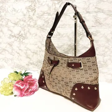 새상품급 DAKS 닥스 원 숄더백 캔버스 브라운(535)