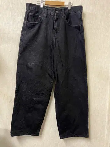 GAP 블랙 슈퍼 배기 데님 30/30