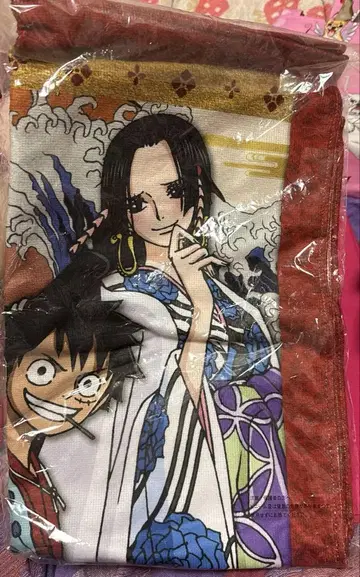 ONEPIECE 행콕 루피 사보 새상품 미개봉 타월