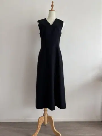 maison IENA 울 원피스 네이비