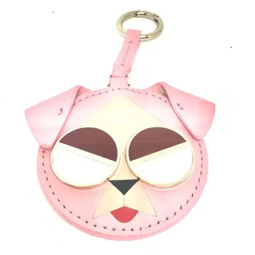 kate spade 핑크 강아지 디자인 키링