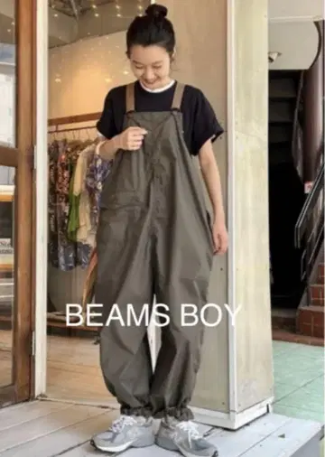 BEAMS BOY 빔즈 보이 솔로텍스 레인 비브 오버롤