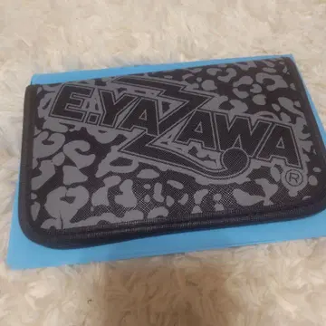 레어 야자와 에이요시 E.YAZAWA 레오파드 무늬 장지갑