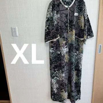 Santz XL 꽃무늬 롱 원피스
